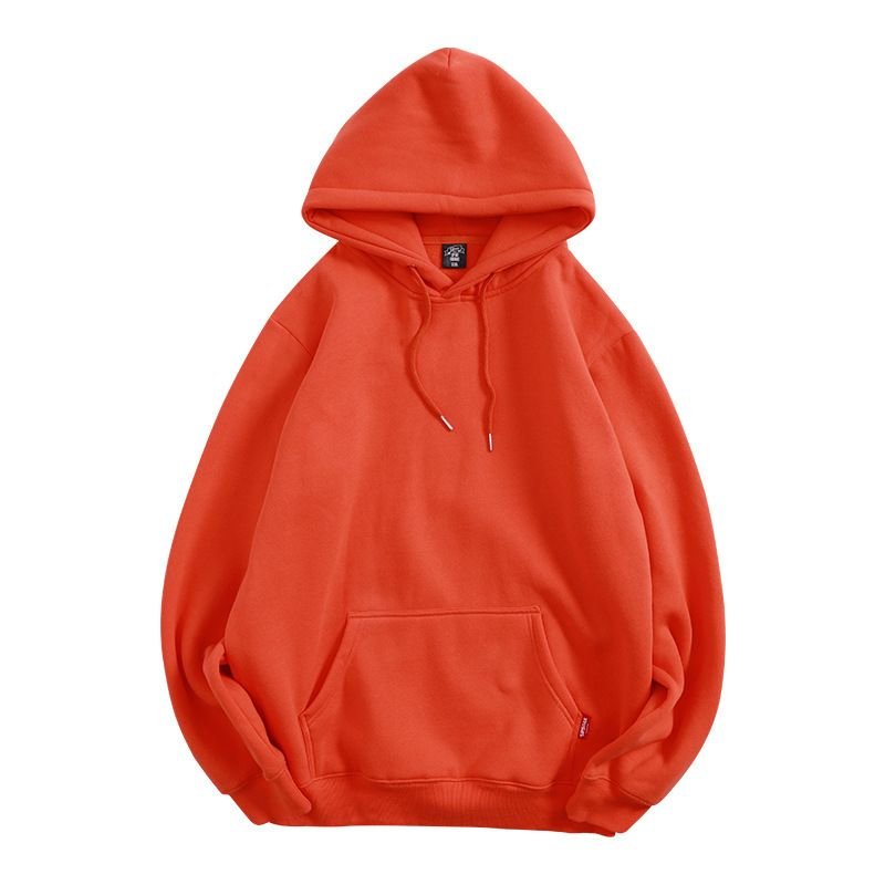 Candy Color Loose Solid Color Men Women Unisex Hoodie Custom