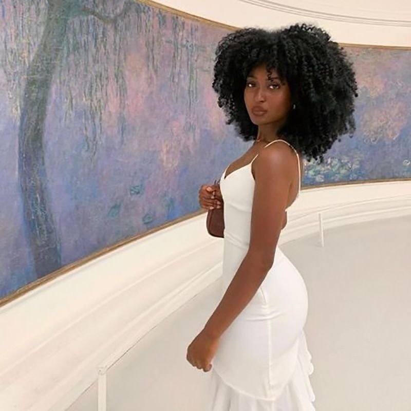 Summer Women Fashion Sexy Solid Color Sling Tight Mini Dress